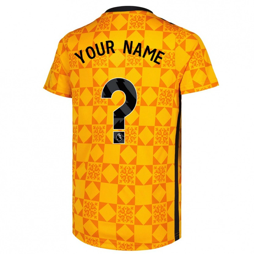 Danxen Dame Sunderland AFC Gul Svart Keeperdrakt 2025/26 Skjorter T-skjorte