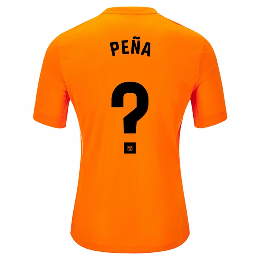 Danxen Dame Pablo Peña #0 Oransje Svart Keeperdrakt 2025/26 Skjorter T-skjorte