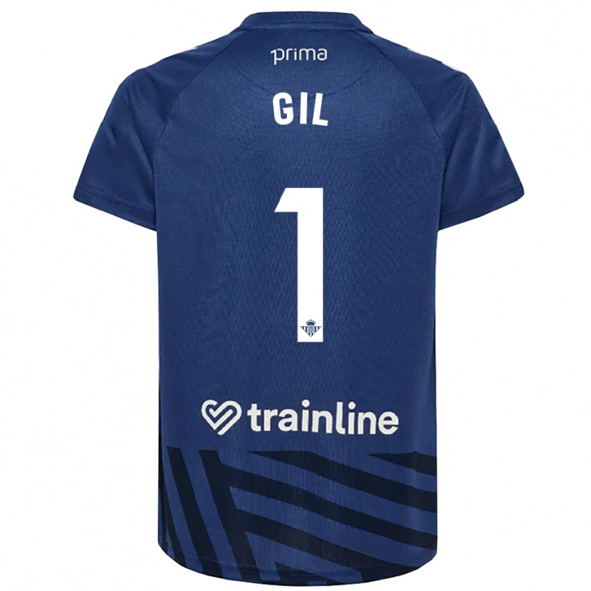 Danxen Dame Noelia Gil #1 Kongeblå Hvit Keeperdrakt 2025/26 Skjorter T-skjorte