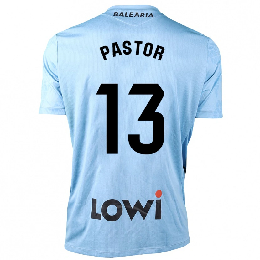 Danxen Dame Alfonso Pastor #13 Lyseblå Svart Keeperdrakt 2025/26 Skjorter T-skjorte