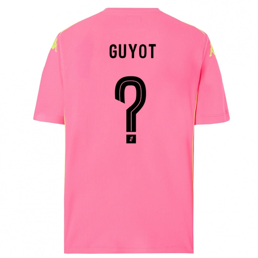 Danxen Dame Loucas Guyot #0 Hot Pink Svart Keeperdrakt 2025/26 Skjorter T-skjorte