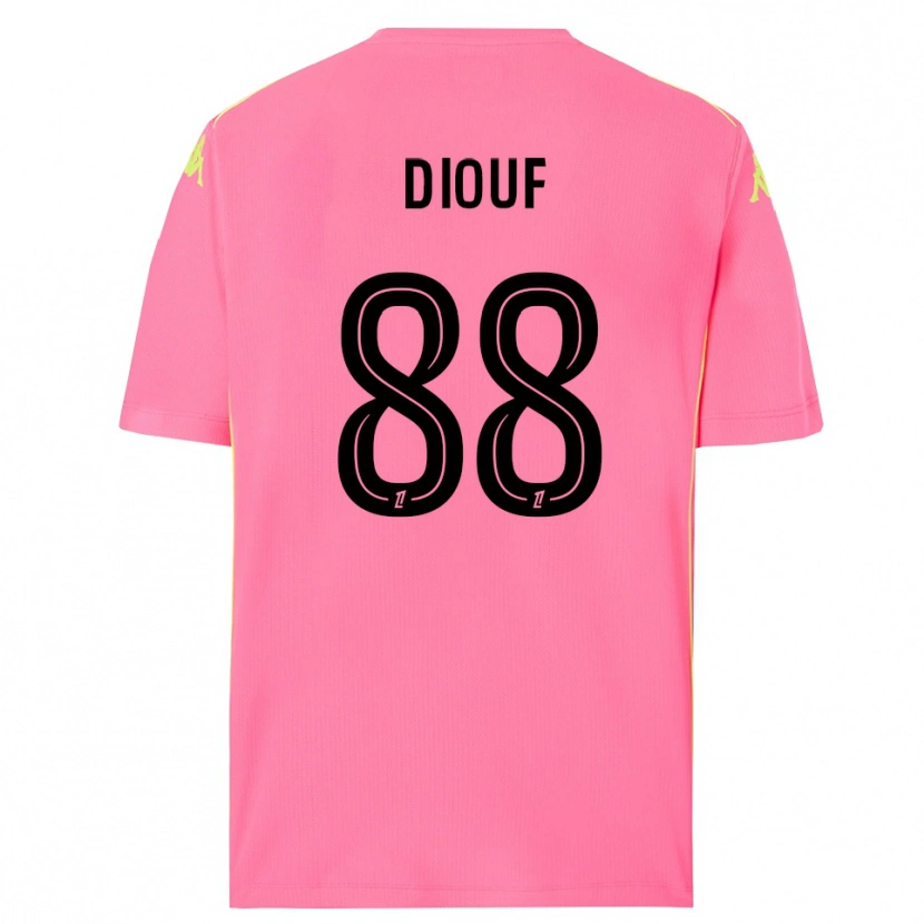 Danxen Dame Yehvann Diouf #88 Hot Pink Svart Keeperdrakt 2025/26 Skjorter T-skjorte
