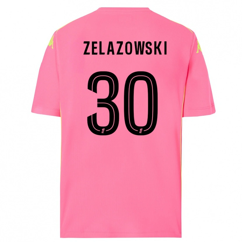 Danxen Dame Bartosz Zelazowski #30 Hot Pink Svart Keeperdrakt 2025/26 Skjorter T-skjorte