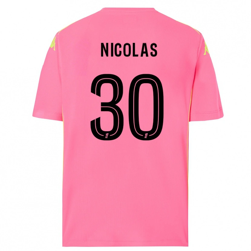 Danxen Dame Lina-Lou Nicolas #30 Hot Pink Svart Keeperdrakt 2025/26 Skjorter T-skjorte