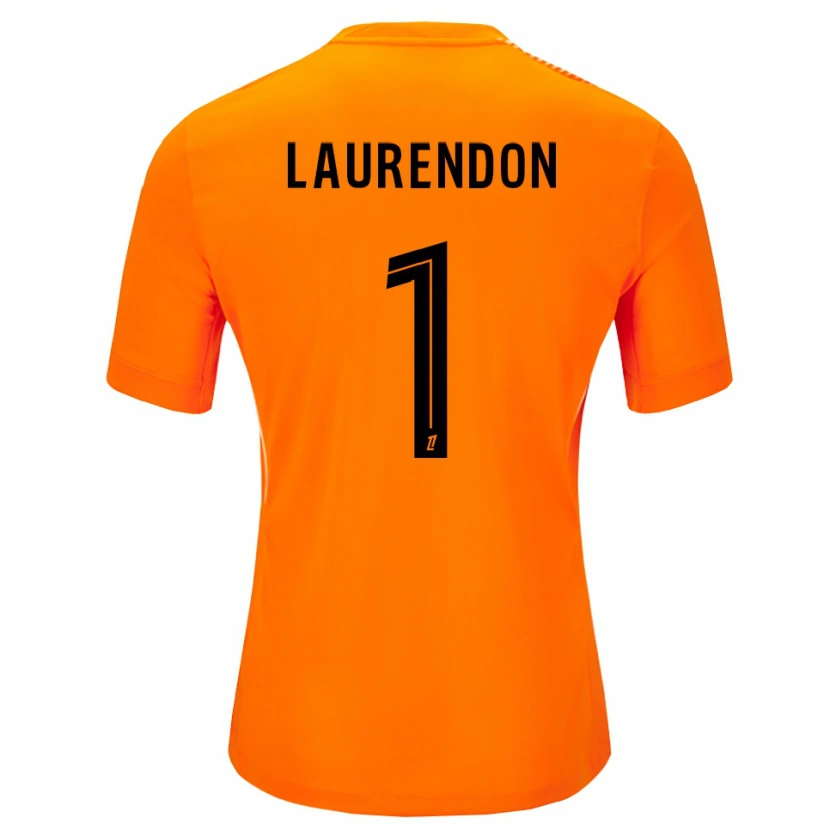 Danxen Dame Bilal Laurendon #1 Oransje Svart Keeperdrakt 2025/26 Skjorter T-skjorte