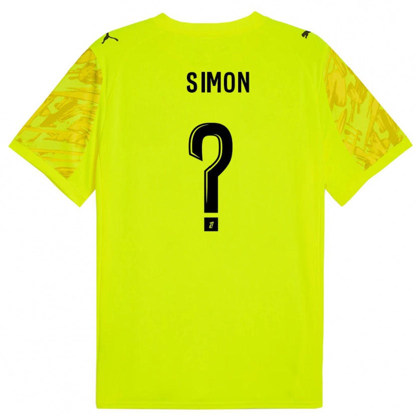 Danxen Dame Jules Simon #0 Fluorescerende Grønn Gul Keeperdrakt 2025/26 Skjorter T-skjorte