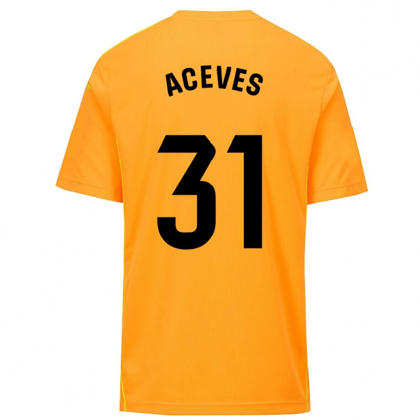 Danxen Dame Álvaro Aceves #31 Oransje Svart Keeperdrakt 2025/26 Skjorter T-skjorte
