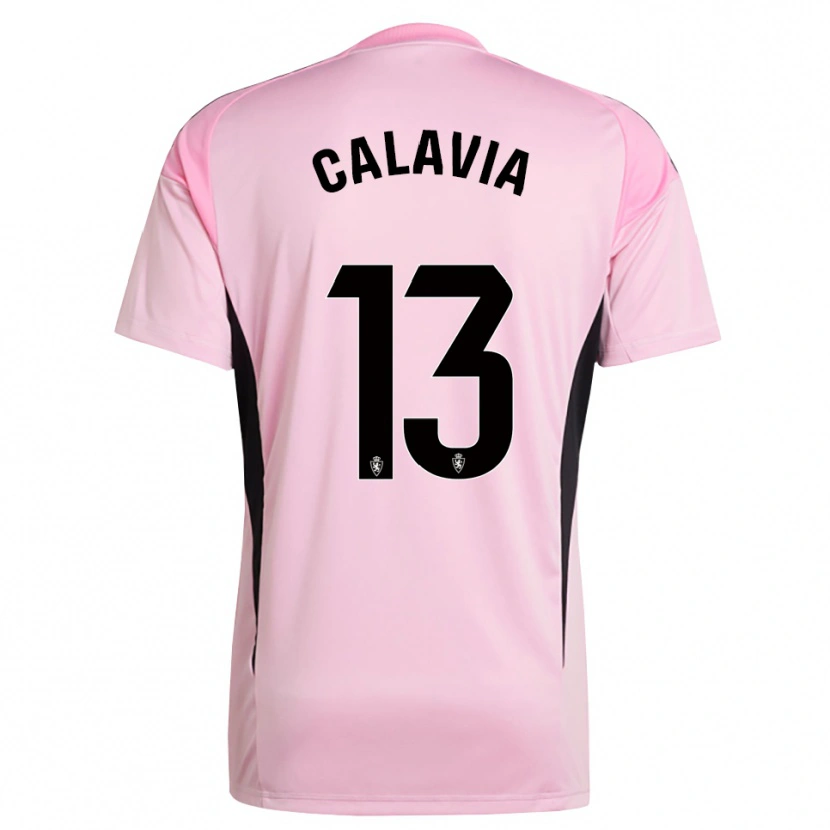 Danxen Dame Carlos Calavia #13 Lys Rosa Svart Keeperdrakt 2025/26 Skjorter T-skjorte