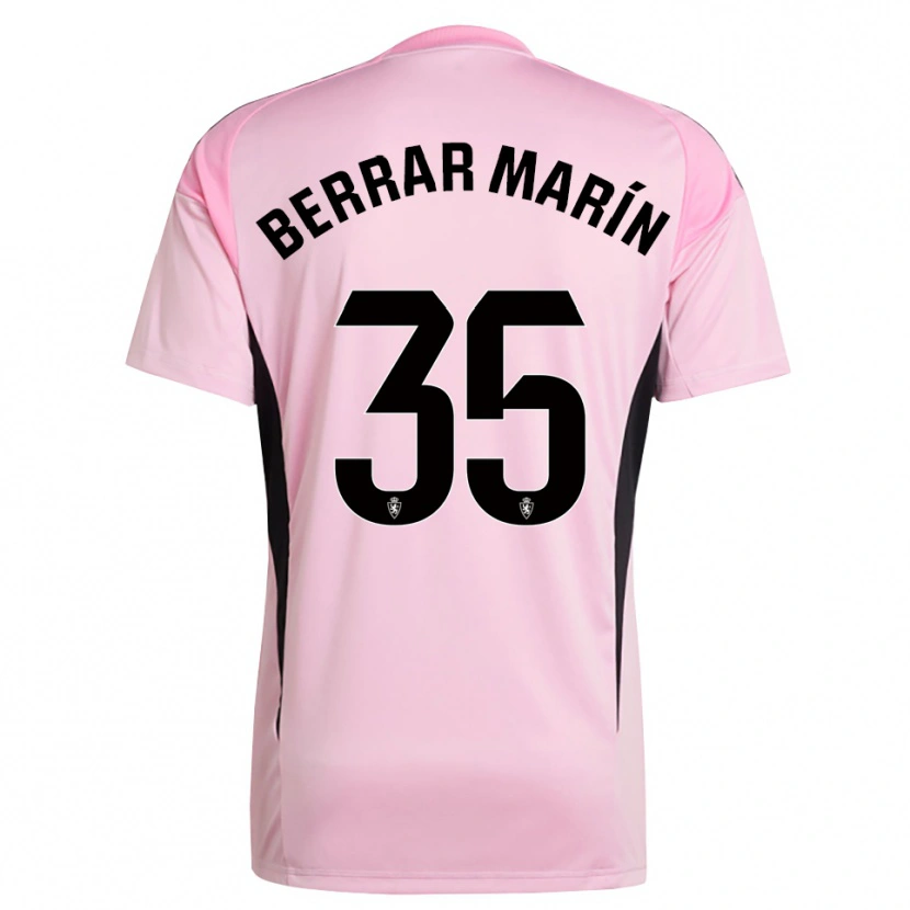 Danxen Dame Sergio Berrar #35 Lys Rosa Svart Keeperdrakt 2025/26 Skjorter T-skjorte