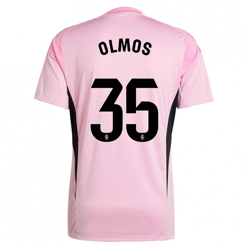 Danxen Dame Lucas Olmos #35 Lys Rosa Svart Keeperdrakt 2025/26 Skjorter T-skjorte