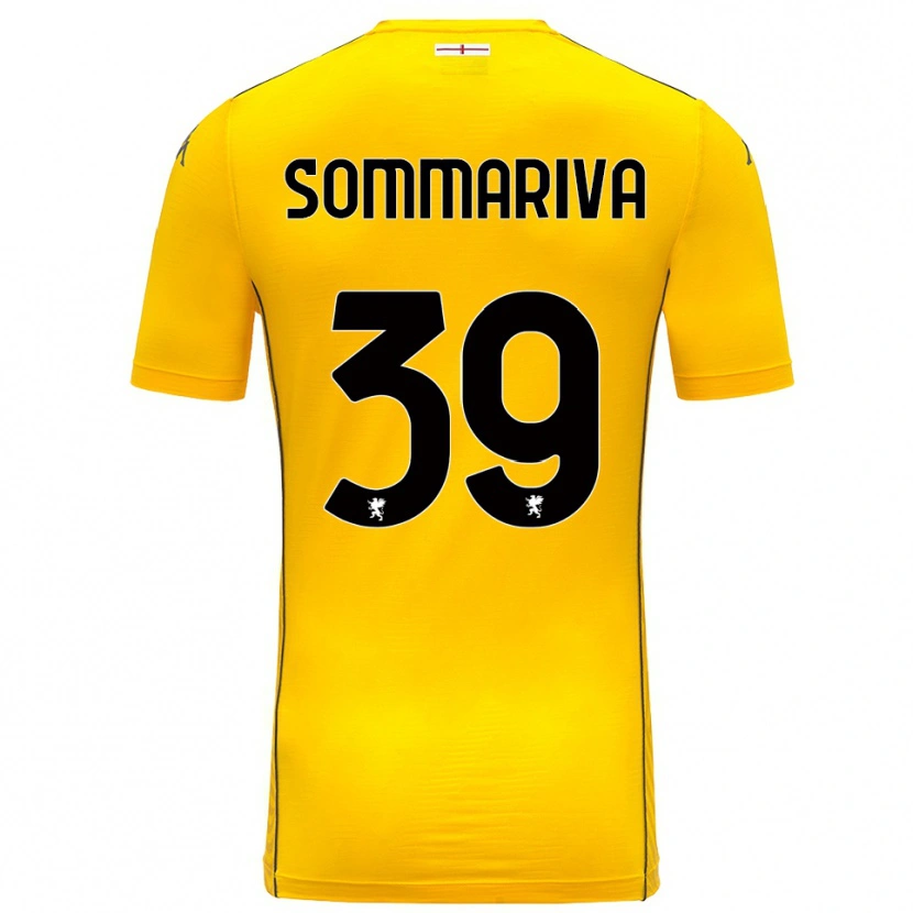 Danxen Dame Daniele Sommariva #39 Mørk Gul Svart Keeperdrakt 2025/26 Skjorter T-skjorte