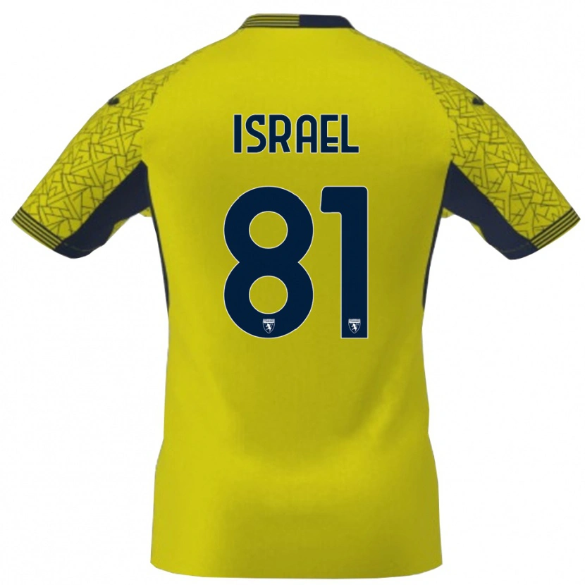 Danxen Dame Franco Israel #81 Gul Svart Keeperdrakt 2025/26 Skjorter T-skjorte
