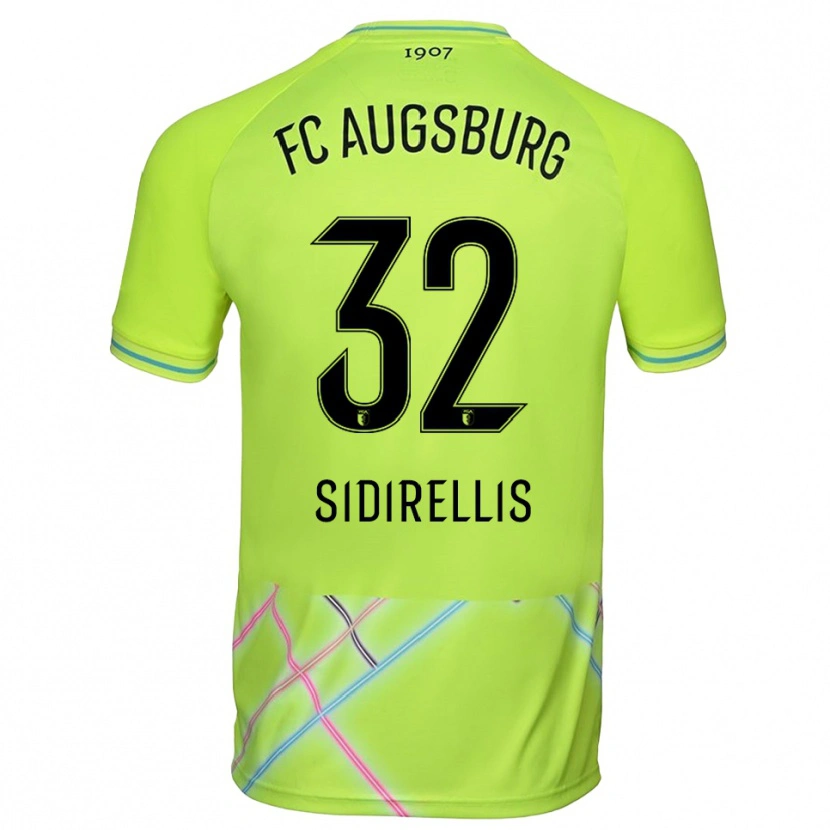 Danxen Dame Konstantinos Sidirellis #32 Grønn Gul Svart Keeperdrakt 2025/26 Skjorter T-skjorte