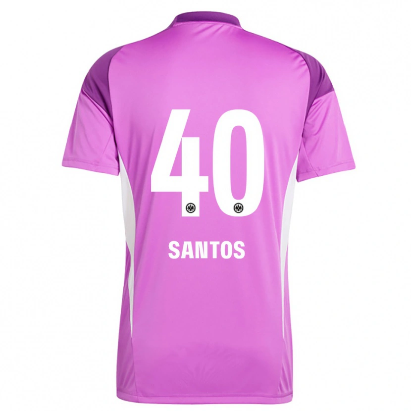 Danxen Dame Kauã Santos #40 Lilla Hvit Keeperdrakt 2025/26 Skjorter T-skjorte