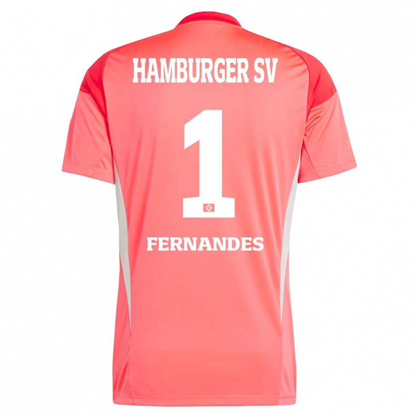 Danxen Dame Daniel Heuer Fernandes #1 Rød Oransje Keeperdrakt 2025/26 Skjorter T-skjorte