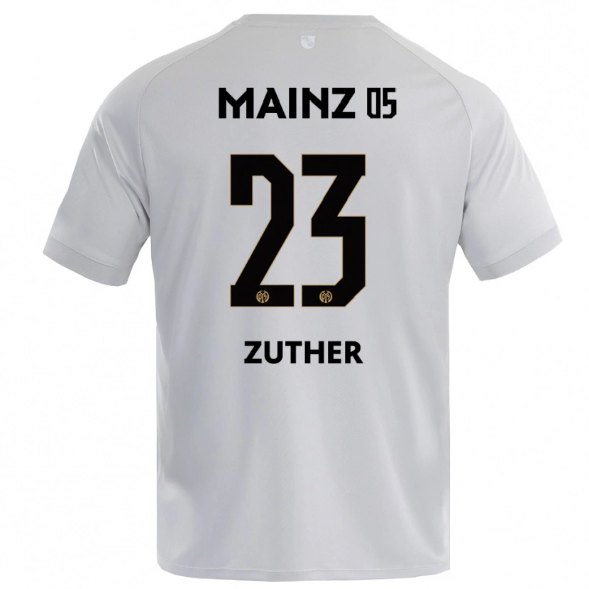 Danxen Dame Pit Zuther #23 Lys Grå Blå Keeperdrakt 2025/26 Skjorter T-skjorte