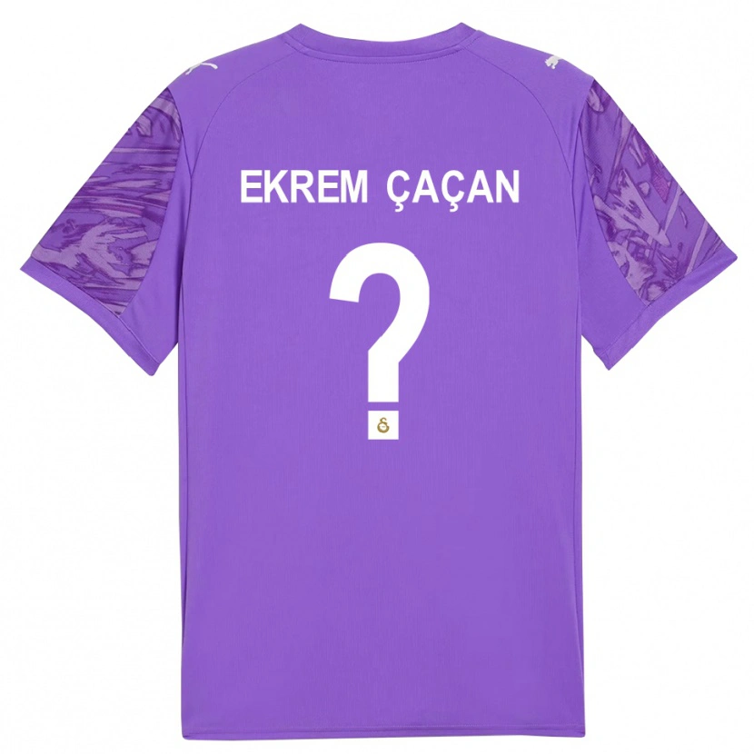 Danxen Dame Yağız Ekrem Çaçan #0 Lilla Hvit Keeperdrakt 2025/26 Skjorter T-skjorte