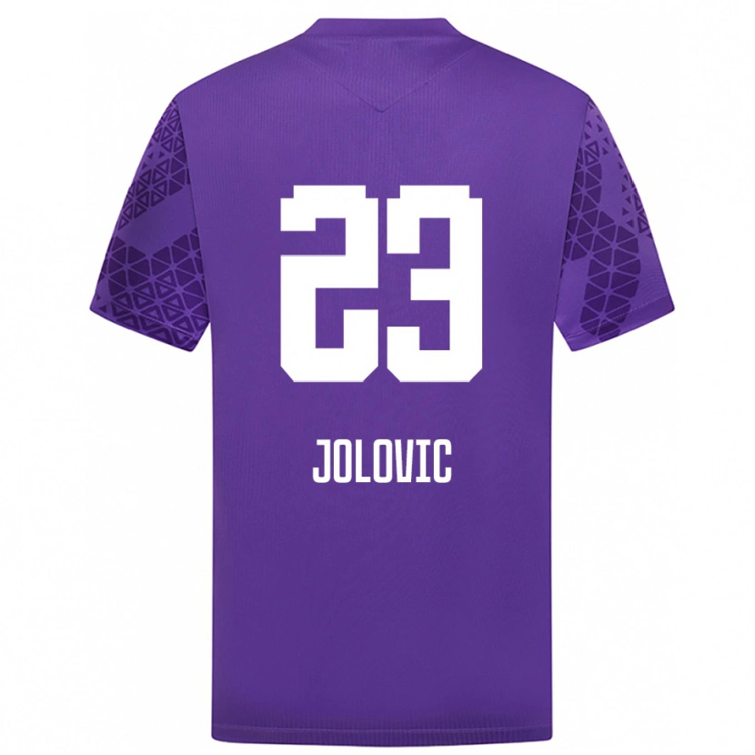 Danxen Dame Bogdan Jolovic #23 Indigo Hvit Keeperdrakt 2025/26 Skjorter T-skjorte