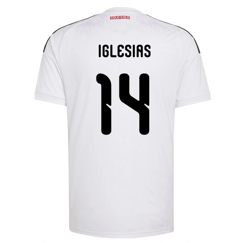 Danxen Barn Luciano Iglesias #14 Hvit Svart Hjemmetrøye Drakt Trøye 2026/27 Skjorter T-Skjorte
