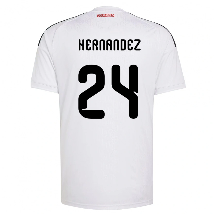 Danxen Barn Leandro Hernández #24 Hvit Svart Hjemmetrøye Drakt Trøye 2026/27 Skjorter T-Skjorte