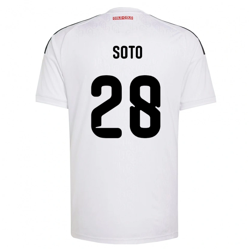 Danxen Barn Lucas Soto #28 Hvit Svart Hjemmetrøye Drakt Trøye 2026/27 Skjorter T-Skjorte