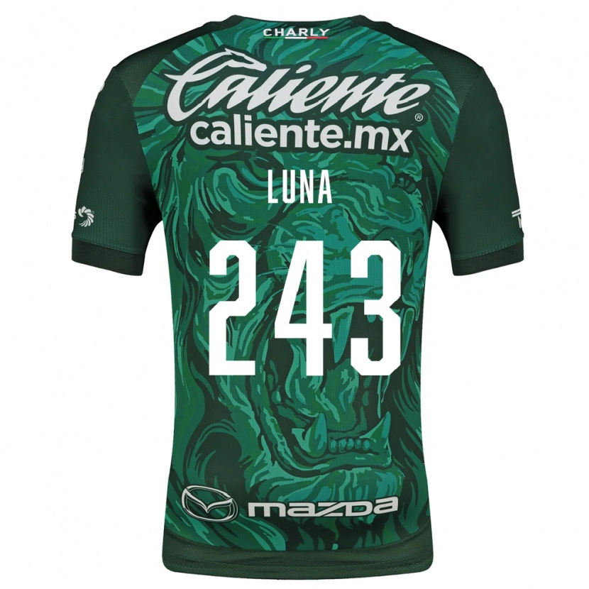 Danxen Barn Sergio Luna #243 Grønn Svart Hjemmetrøye Drakt Trøye 2026/27 Skjorter T-Skjorte