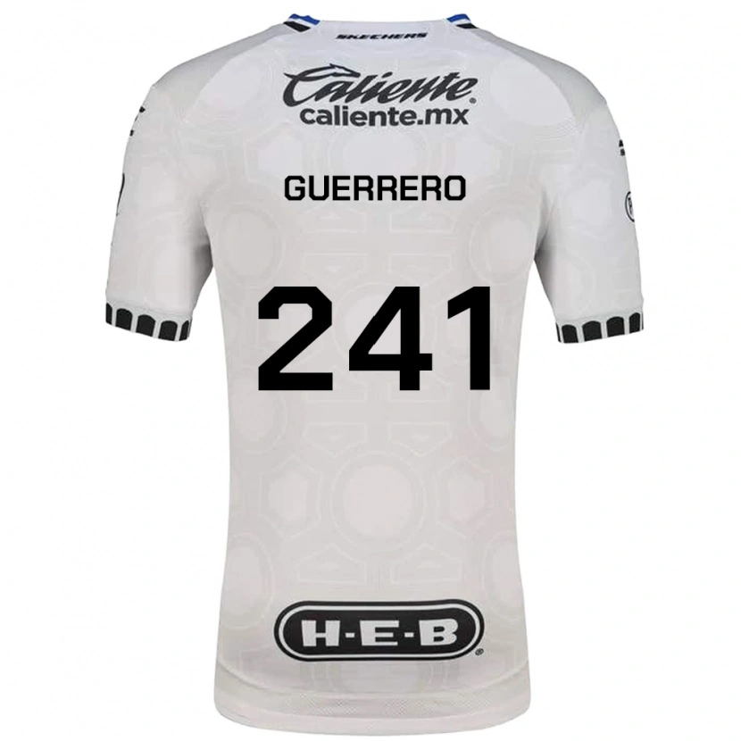 Danxen Barn Emiliano Guerrero #241 Hvit Svart Blå Hjemmetrøye Drakt Trøye 2026/27 Skjorter T-Skjorte