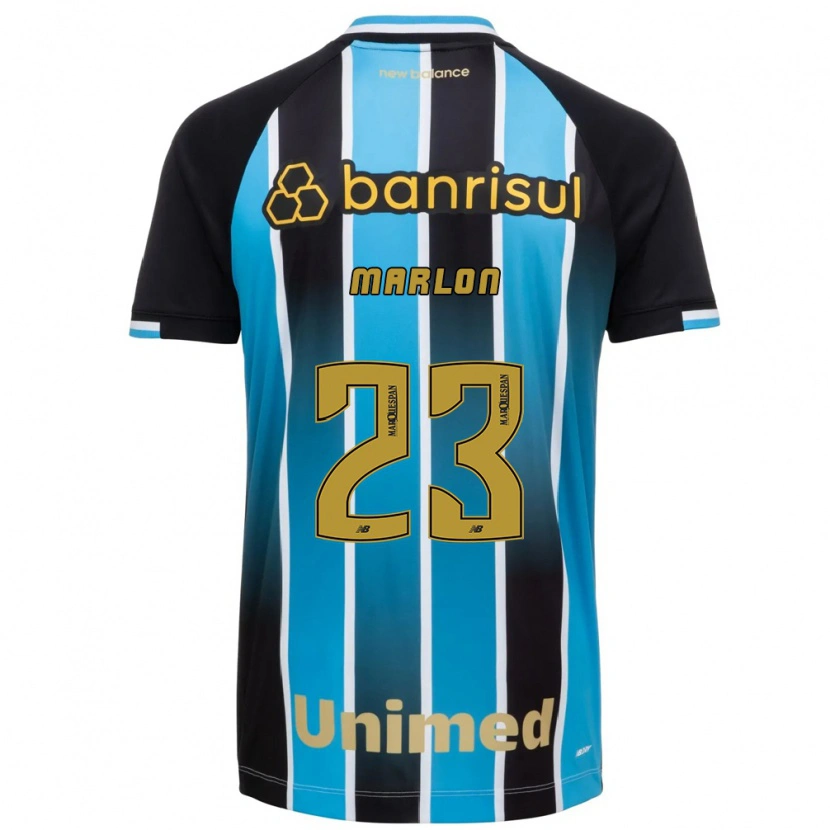 Danxen Barn Marlon Rodrigues Xavier #23 Blå Brun Svart Hjemmetrøye Drakt Trøye 2026/27 Skjorter T-Skjorte