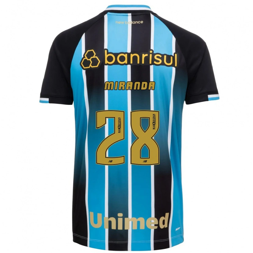 Danxen Barn Paulo Miranda #28 Blå Brun Svart Hjemmetrøye Drakt Trøye 2026/27 Skjorter T-Skjorte