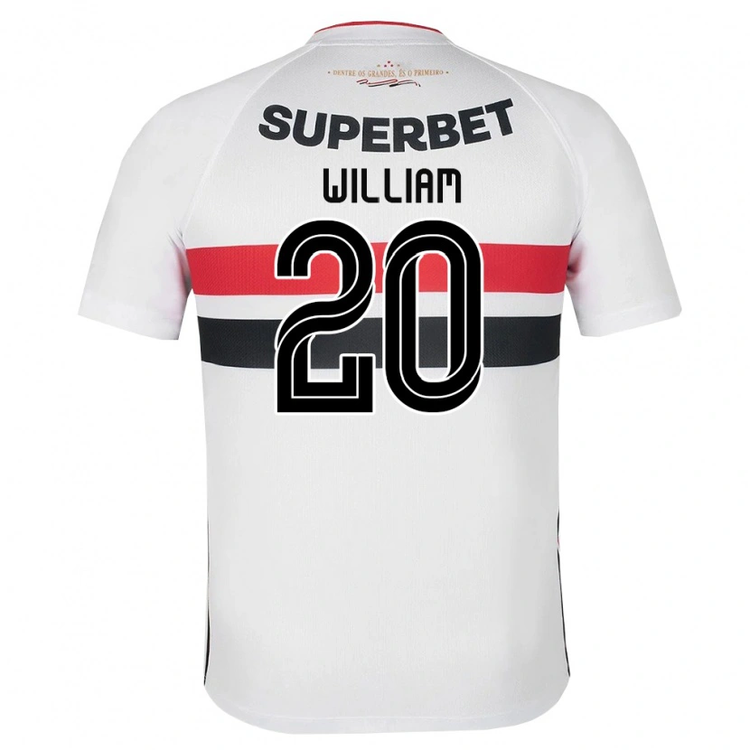 Danxen Barn Robert William #20 Hvit Rød Svart Hjemmetrøye Drakt Trøye 2026/27 Skjorter T-Skjorte