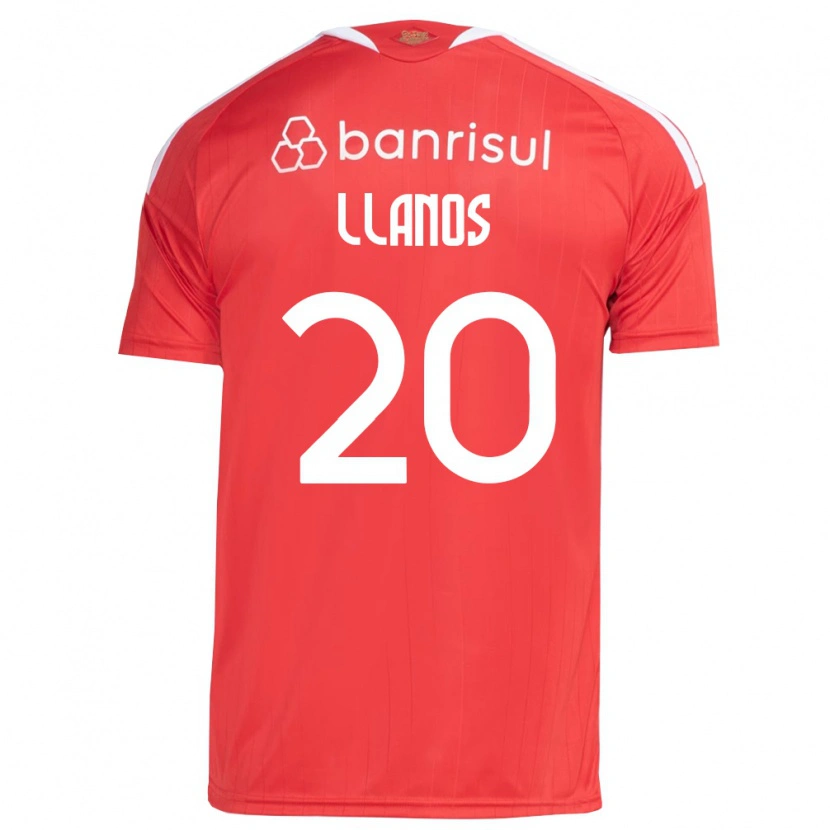 Danxen Barn Pati Llanos #20 Rød Hvit Hjemmetrøye Drakt Trøye 2026/27 Skjorter T-Skjorte