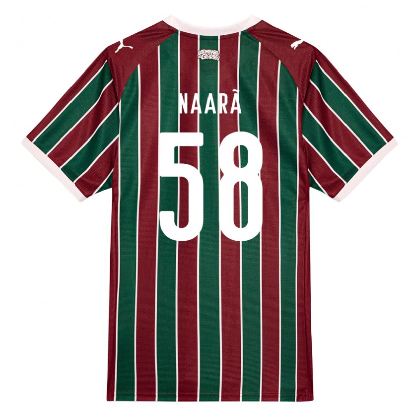 Danxen Barn Naarã Lucas Teixeira Ferreira Dos Santos #58 Grønn Burgund Hvit Hjemmetrøye Drakt Trøye 2026/27 Skjorter T-Skjorte
