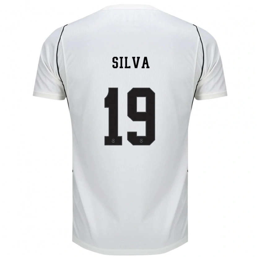 Danxen Barn Gustavo Silva #19 Hvit Svart Rød Hjemmetrøye Drakt Trøye 2026/27 Skjorter T-Skjorte