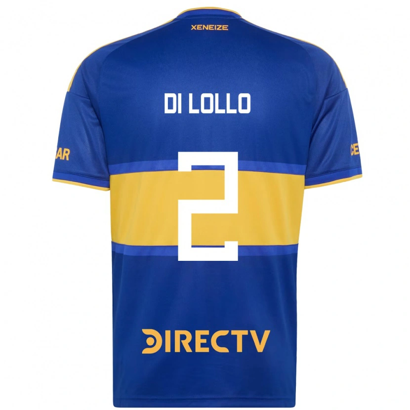 Danxen Barn Lautaro Di Lollo #2 Kongelig Blå Gul Hjemmetrøye Drakt Trøye 2026/27 Skjorter T-Skjorte