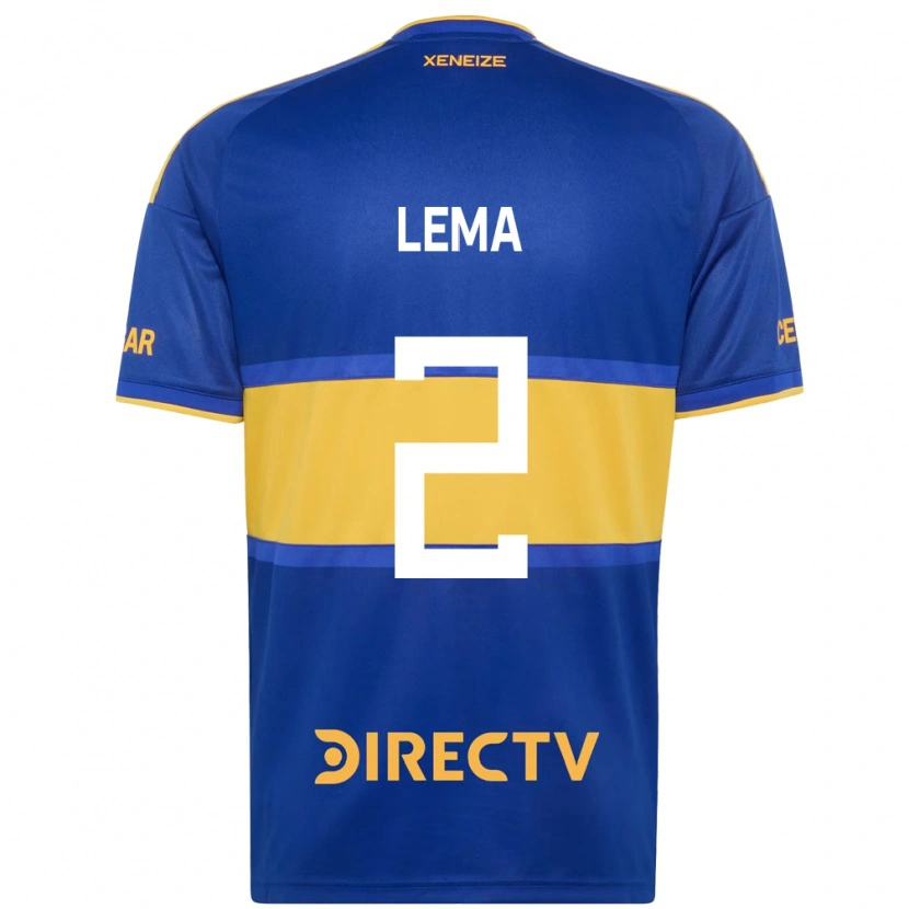 Danxen Barn Cristian Lema #2 Kongelig Blå Gul Hjemmetrøye Drakt Trøye 2026/27 Skjorter T-Skjorte