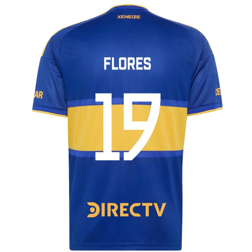 Danxen Barn Leonel Flores #19 Kongelig Blå Gul Hjemmetrøye Drakt Trøye 2026/27 Skjorter T-Skjorte