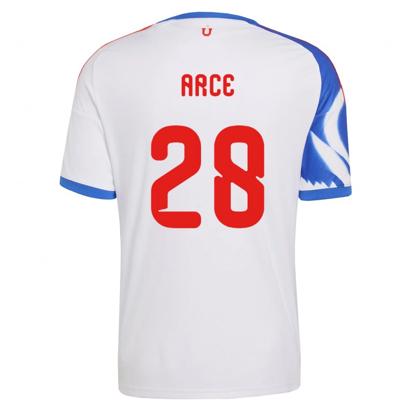 Danxen Barn Agustín Arce #28 Hvit Marineblå Bortetrøye Drakt Trøye 2026/27 Skjorter T-Skjorte