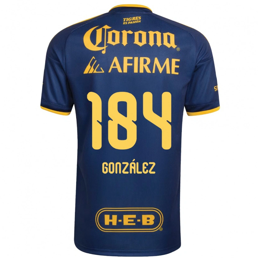 Danxen Barn Erick González #184 Kongelig Blå Gul Bortetrøye Drakt Trøye 2026/27 Skjorter T-Skjorte