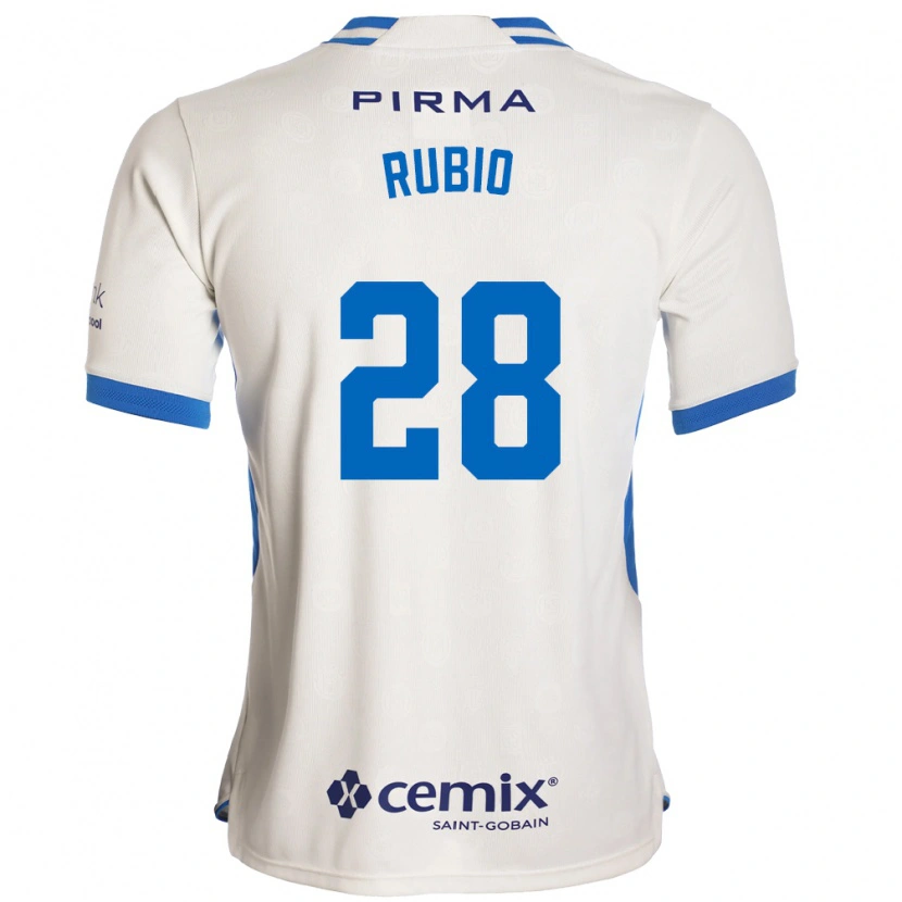 Danxen Barn Raymundo Rubio #28 Hvit Blå Rød Bortetrøye Drakt Trøye 2026/27 Skjorter T-Skjorte