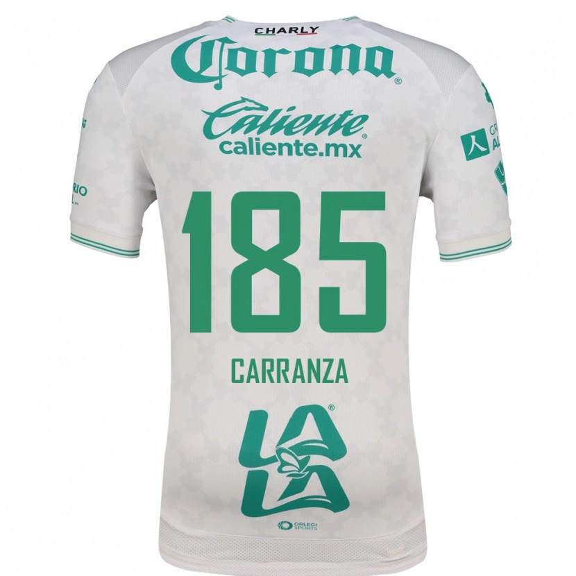 Danxen Barn Héctor Carranza #185 Lysegrønn Hvit Bortetrøye Drakt Trøye 2026/27 Skjorter T-Skjorte