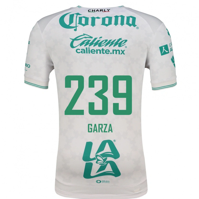 Danxen Barn Esteban Garza #239 Lysegrønn Hvit Bortetrøye Drakt Trøye 2026/27 Skjorter T-Skjorte