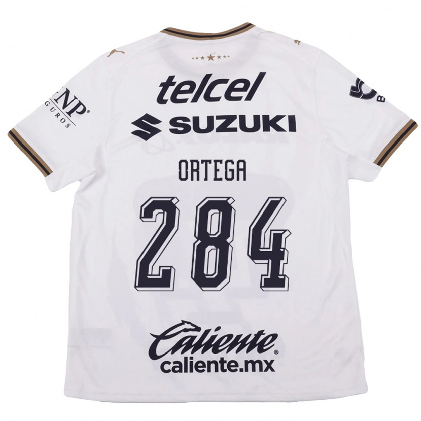 Danxen Barn Oscar Ortega #284 Hvit Svart Brun Bortetrøye Drakt Trøye 2026/27 Skjorter T-Skjorte