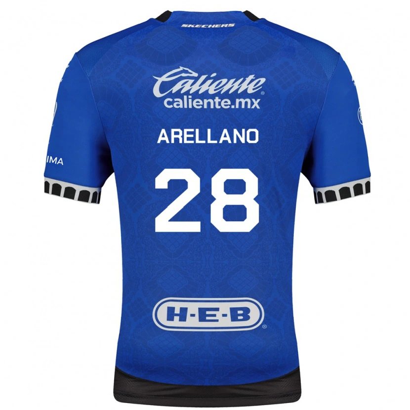 Danxen Barn Jesús Arellano #28 Kongelig Blå Hvit Svart Bortetrøye Drakt Trøye 2026/27 Skjorter T-Skjorte
