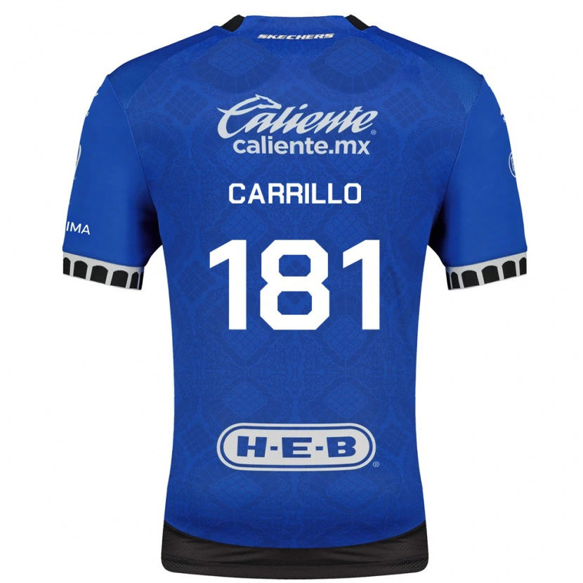 Danxen Barn Ángel Carrillo #181 Kongelig Blå Hvit Svart Bortetrøye Drakt Trøye 2026/27 Skjorter T-Skjorte