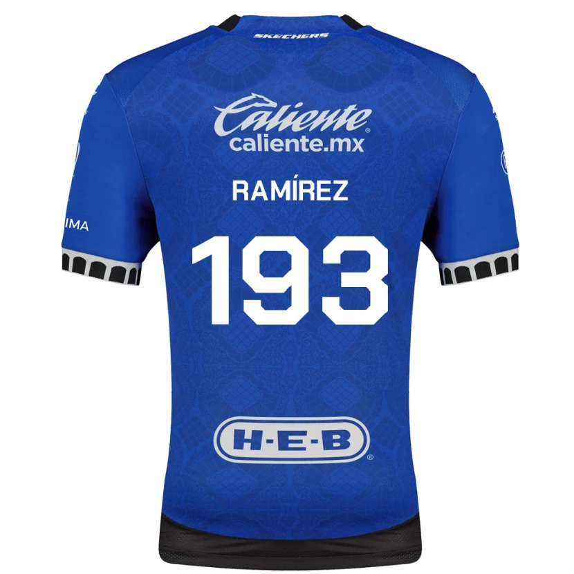 Danxen Barn Ángel Ramírez #193 Kongelig Blå Hvit Svart Bortetrøye Drakt Trøye 2026/27 Skjorter T-Skjorte