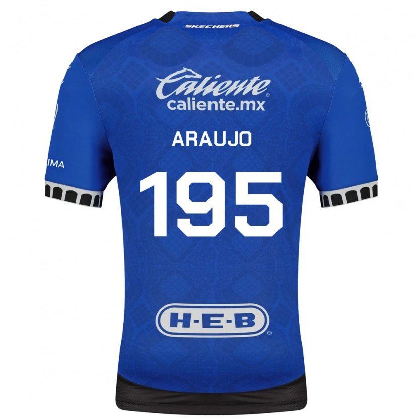 Danxen Barn Diego Araujo #195 Kongelig Blå Hvit Svart Bortetrøye Drakt Trøye 2026/27 Skjorter T-Skjorte