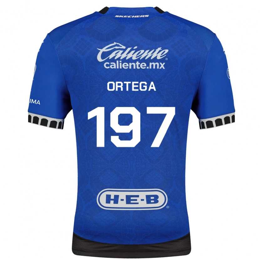 Danxen Barn Javier Ortega #197 Kongelig Blå Hvit Svart Bortetrøye Drakt Trøye 2026/27 Skjorter T-Skjorte