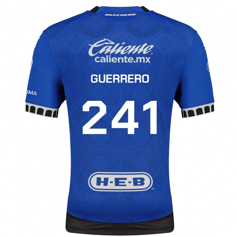 Danxen Barn Emiliano Guerrero #241 Kongelig Blå Hvit Svart Bortetrøye Drakt Trøye 2026/27 Skjorter T-Skjorte