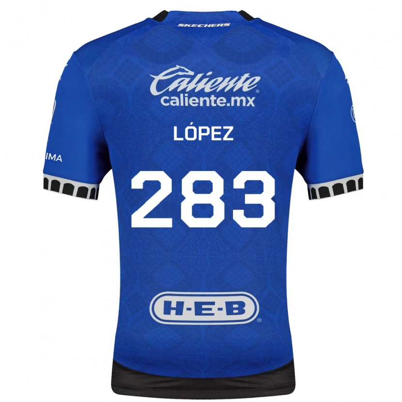 Danxen Barn Ángel López #283 Kongelig Blå Hvit Svart Bortetrøye Drakt Trøye 2026/27 Skjorter T-Skjorte
