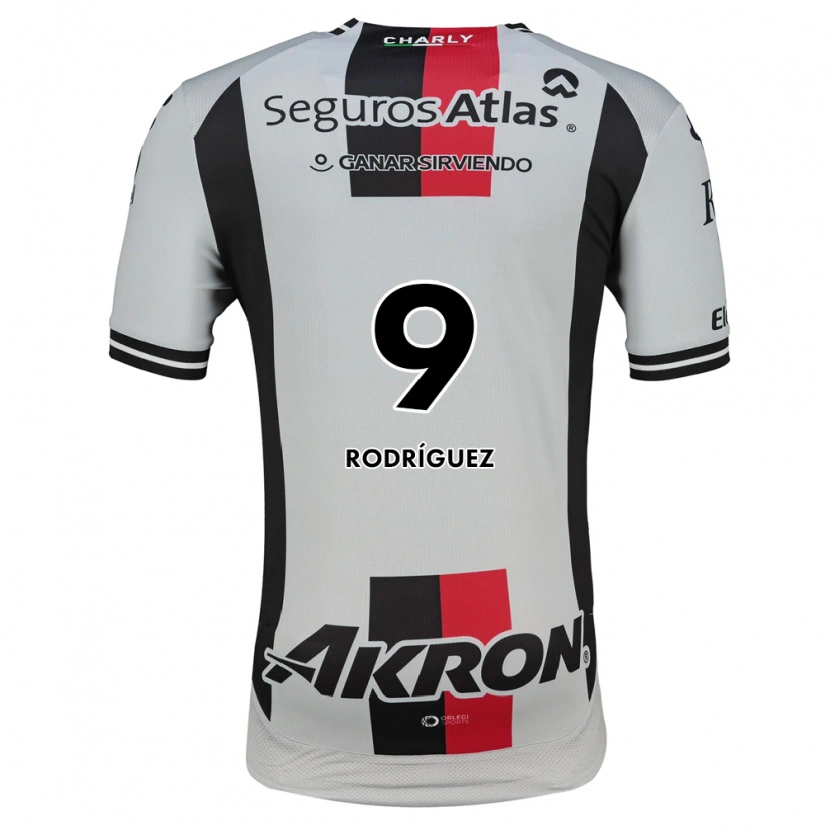 Danxen Barn Agustín Rodríguez #9 Hvit Rød Svart Bortetrøye Drakt Trøye 2026/27 Skjorter T-Skjorte